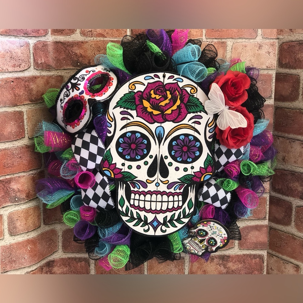Dia de Los Muertos wreath